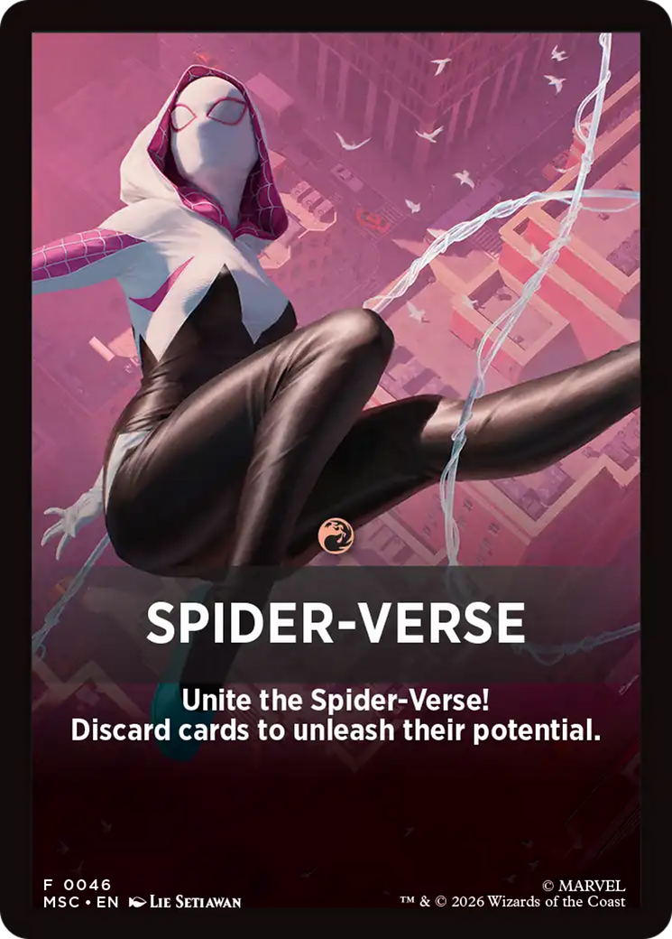 Spider-Verse Theme Card [Marvel Super Heroes Commander] | Exor Games Dartmouth