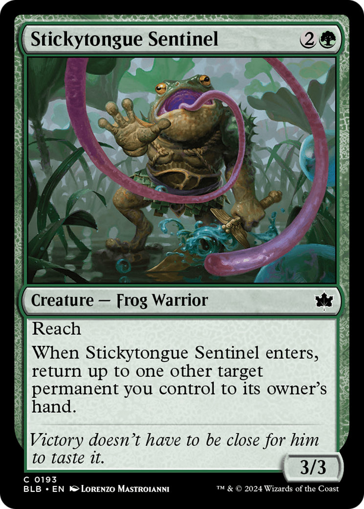 Stickytongue Sentinel [Bloomburrow] | Exor Games Dartmouth