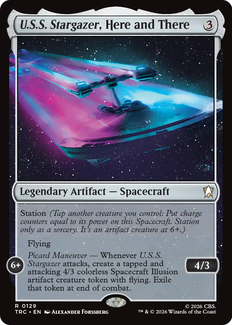 U.S.S. Stargazer, Here and There (Surge Foil) [Star Trek Commander] | Exor Games Dartmouth