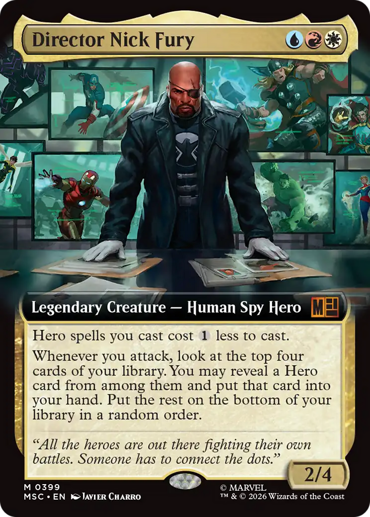Director Nick Fury (Extended Art) [Marvel Super Heroes Commander] | Exor Games Dartmouth