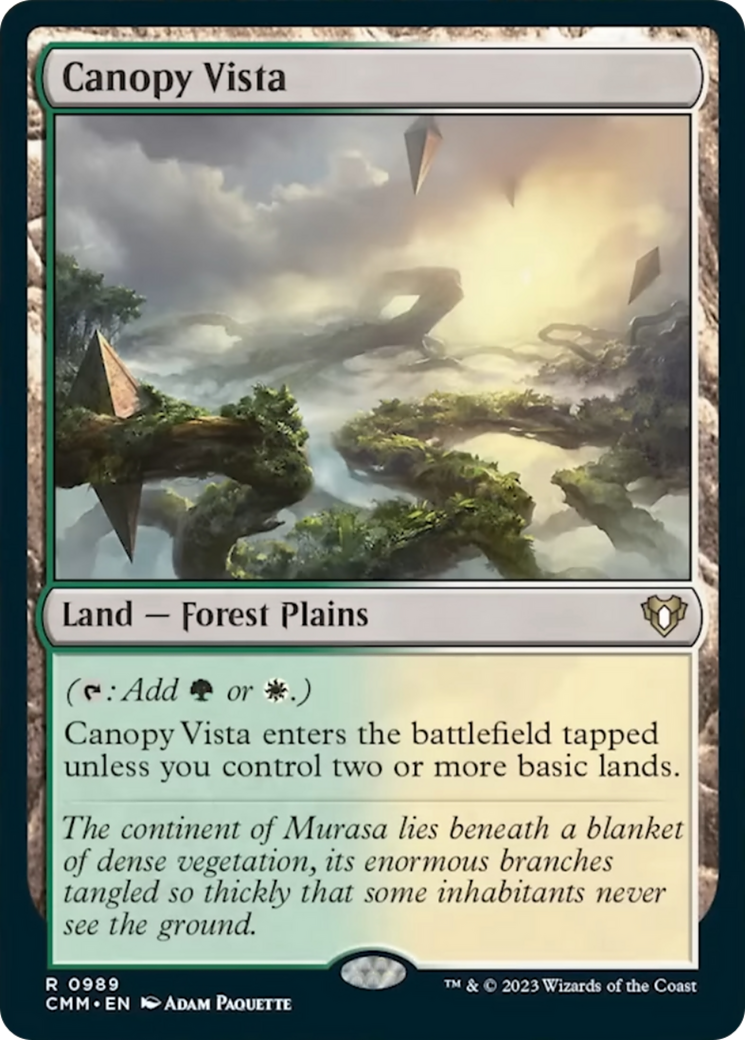 Canopy Vista [Commander Masters] | Exor Games Dartmouth