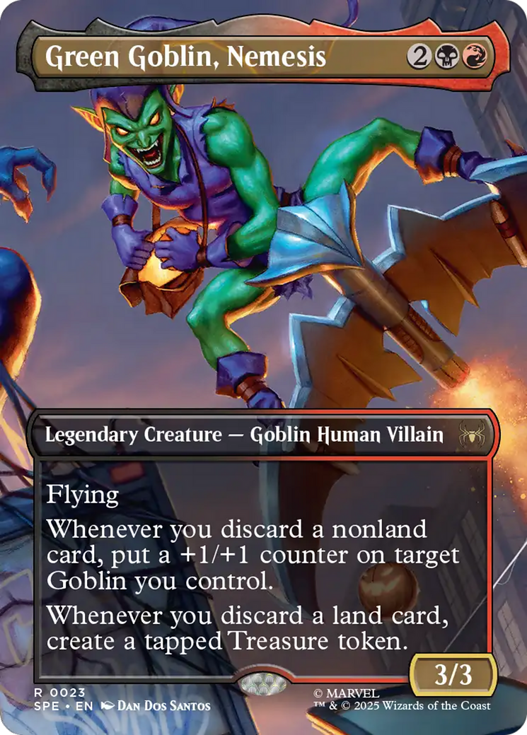 Green Goblin, Nemesis (Borderless) [Marvel's Spider-Man: Eternal-Legal] | Exor Games Dartmouth