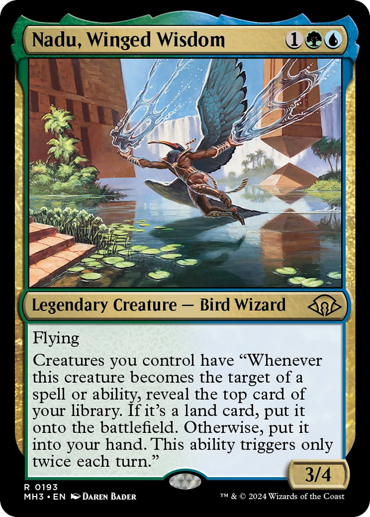 Nadu, Winged Wisdom [Modern Horizons 3] | Exor Games Dartmouth