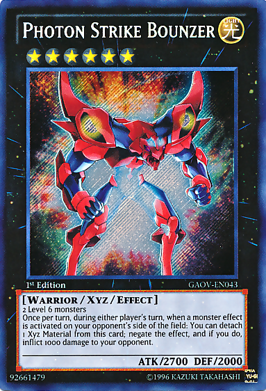 Photon Strike Bounzer [GAOV-EN043] Secret Rare | Exor Games Dartmouth