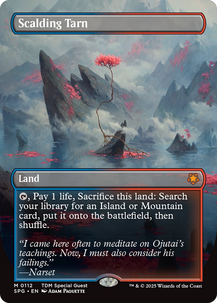 Scalding Tarn (Borderless) [Tarkir: Dragonstorm Special Guests] | Exor Games Dartmouth