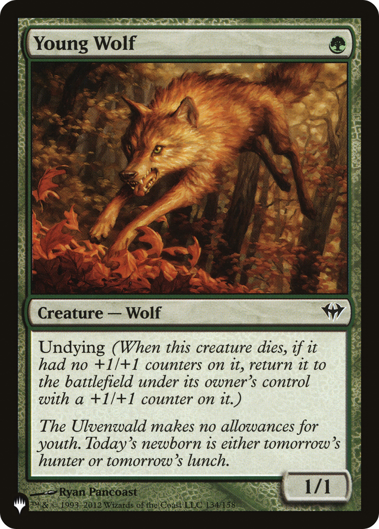 Young Wolf [The List Reprints] | Exor Games Dartmouth