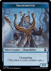 Dragon // Shapeshifter (0008) Double-Sided Token [Modern Horizons 3 Commander Tokens] | Exor Games Dartmouth