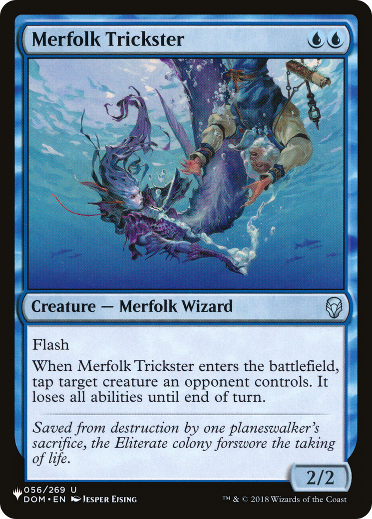 Merfolk Trickster [The List Reprints] | Exor Games Dartmouth