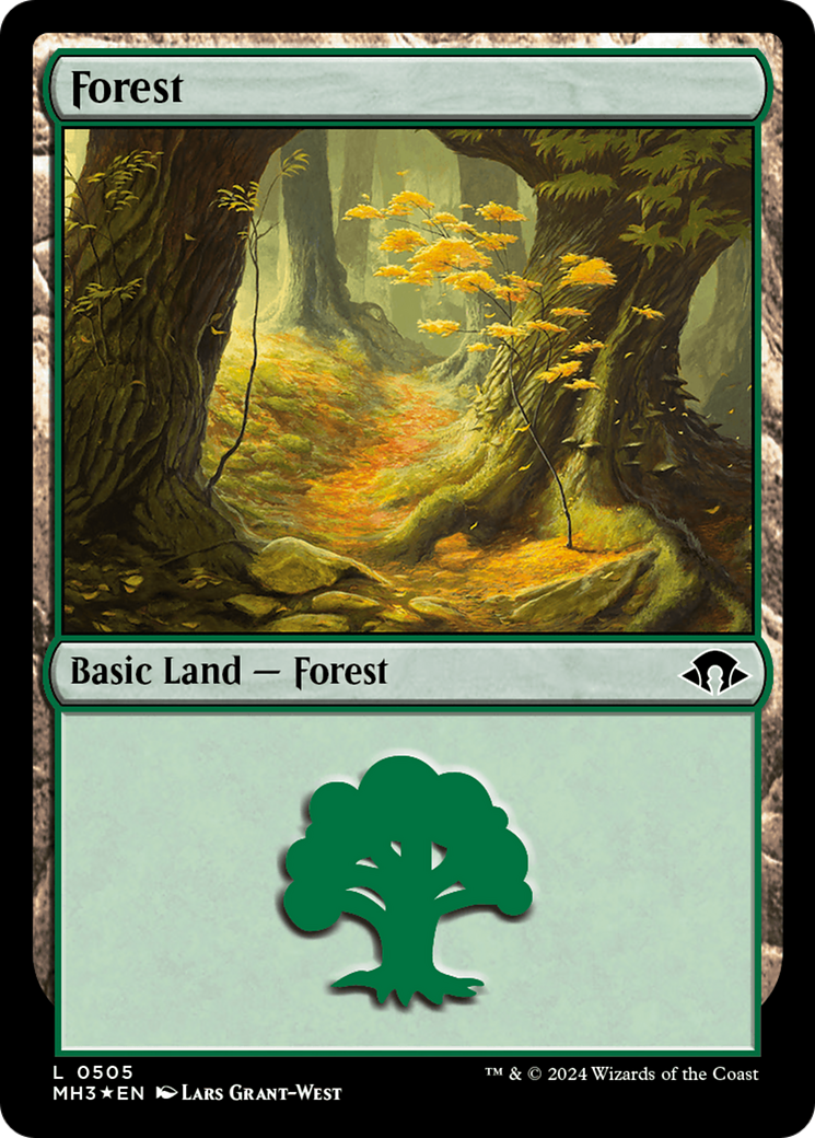 Forest (0505) (Ripple Foil) [Modern Horizons 3] | Exor Games Dartmouth