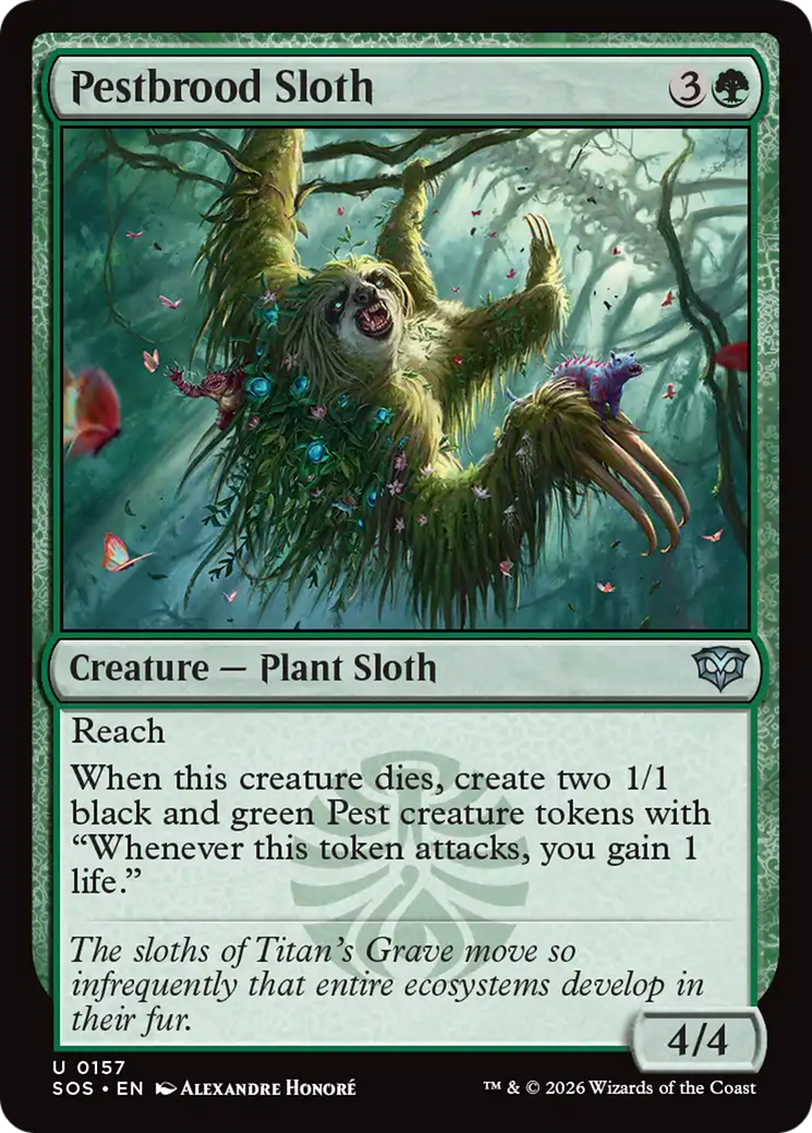 Pestbrood Sloth [Secrets of Strixhaven] | Exor Games Dartmouth
