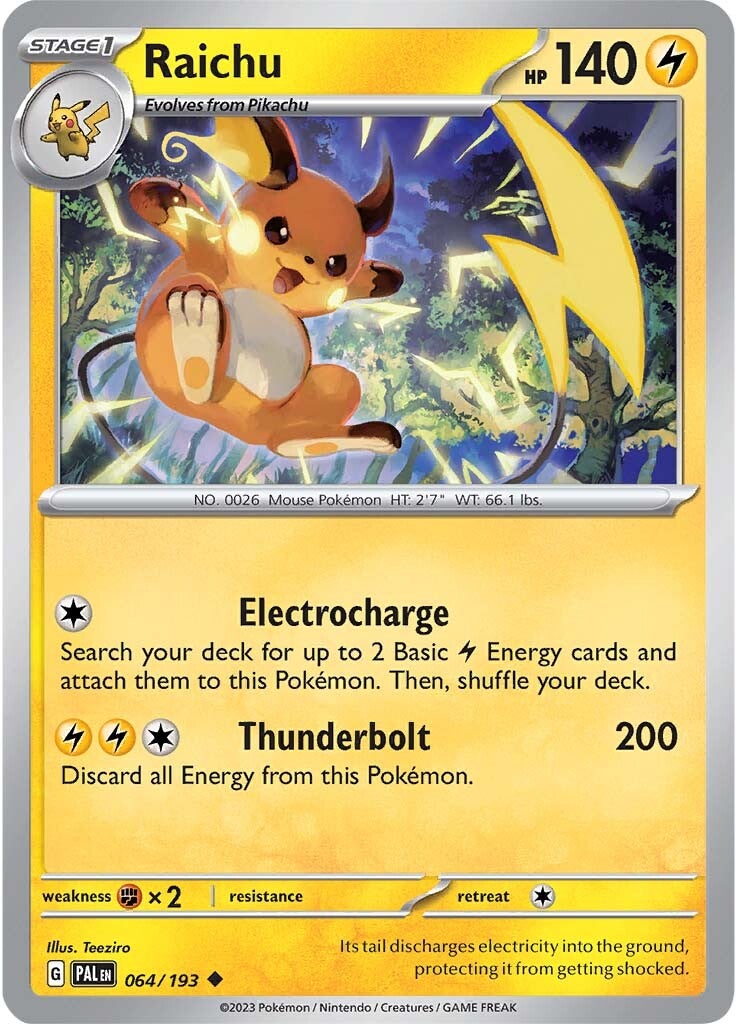 Raichu (064/193) [Scarlet & Violet: Paldea Evolved] | Exor Games Dartmouth