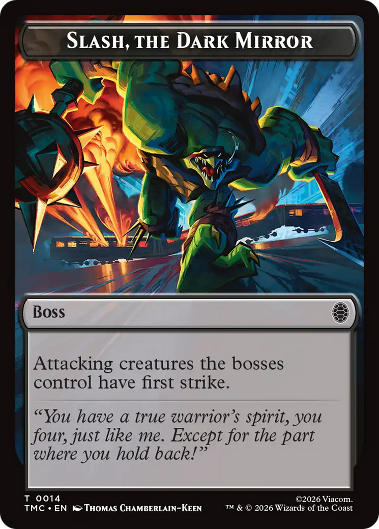 Slash, The Dark Mirror [Teenage Mutant Ninja Turtles Commander Tokens] | Exor Games Dartmouth