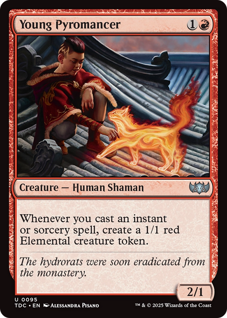 Young Pyromancer [Tarkir: Dragonstorm Commander] | Exor Games Dartmouth
