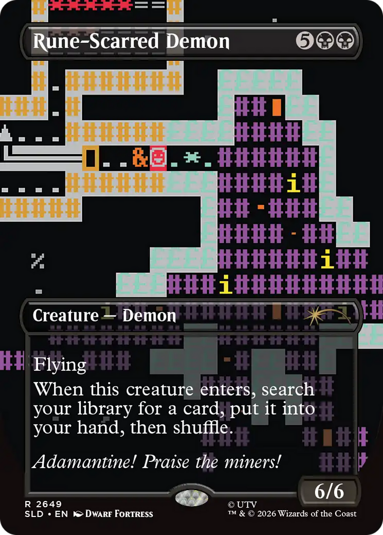 Rune-Scarred Demon [Secret Lair Drop Series] | Exor Games Dartmouth