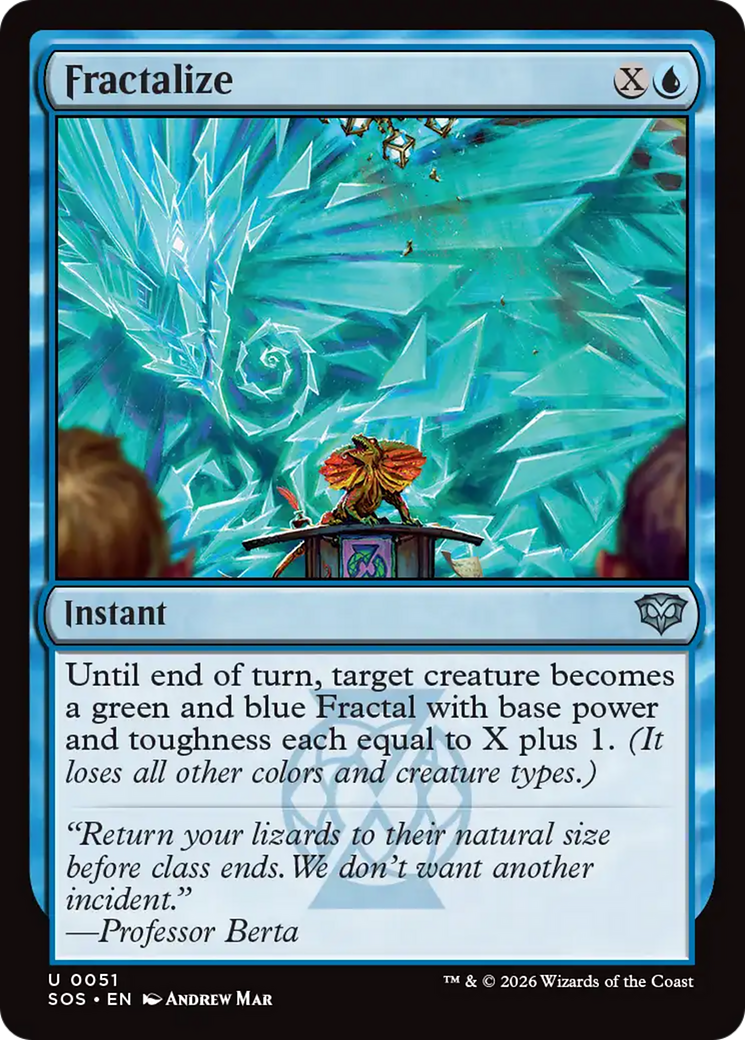 Fractalize [Secrets of Strixhaven] | Exor Games Dartmouth