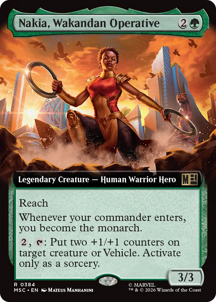 Nakia, Wakandan Operative (Extended Art) [Marvel Super Heroes Commander] | Exor Games Dartmouth