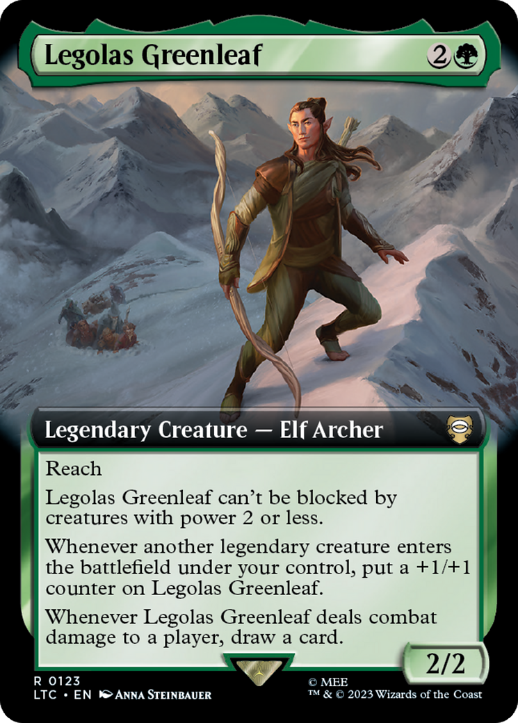 Legolas Greenleaf (Extended Art) [The Lord of the Rings: Tales of Middle-Earth Commander] | Exor Games Dartmouth