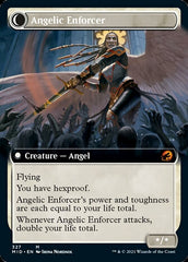 Enduring Angel // Angelic Enforcer (Extended Art) [Innistrad: Midnight Hunt] | Exor Games Dartmouth