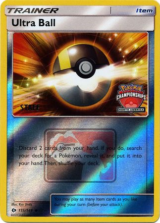 Ultra Ball (135/149) (NA Championship Promo Staff) [Sun & Moon: Base Set] | Exor Games Dartmouth