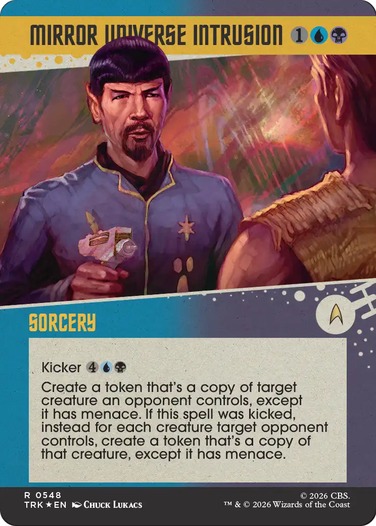 Mirror Universe Intrusion (Showcase) (Surge Foil) [Star Trek] | Exor Games Dartmouth