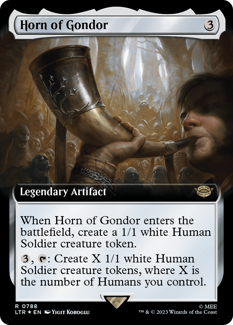 Horn of Gondor (Extended Art) (Surge Foil) [The Lord of the Rings: Tales of Middle-Earth] | Exor Games Dartmouth