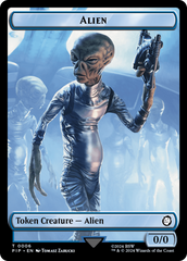 Alien // Clue Double-Sided Token [Fallout Tokens] | Exor Games Dartmouth