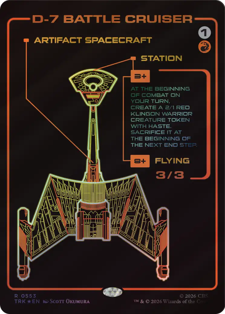 D-7 Battle Cruiser (Showcase) [Star Trek] | Exor Games Dartmouth