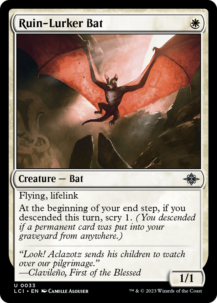 Ruin-Lurker Bat [The Lost Caverns of Ixalan] | Exor Games Dartmouth