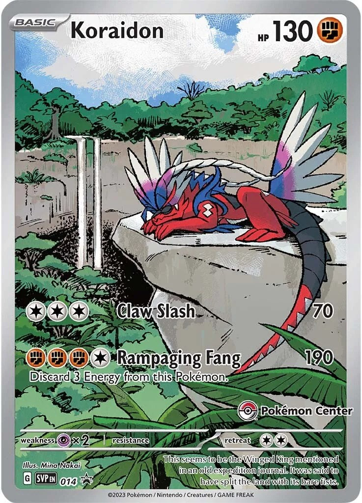 Koraidon (124/198) (Pokemon Center Exclusive) [Scarlet & Violet: Black Star Promos] | Exor Games Dartmouth