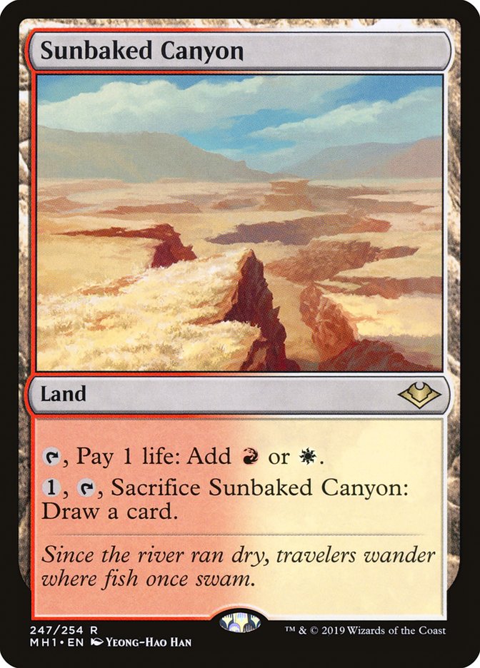 Sunbaked Canyon [Modern Horizons] | Exor Games Dartmouth