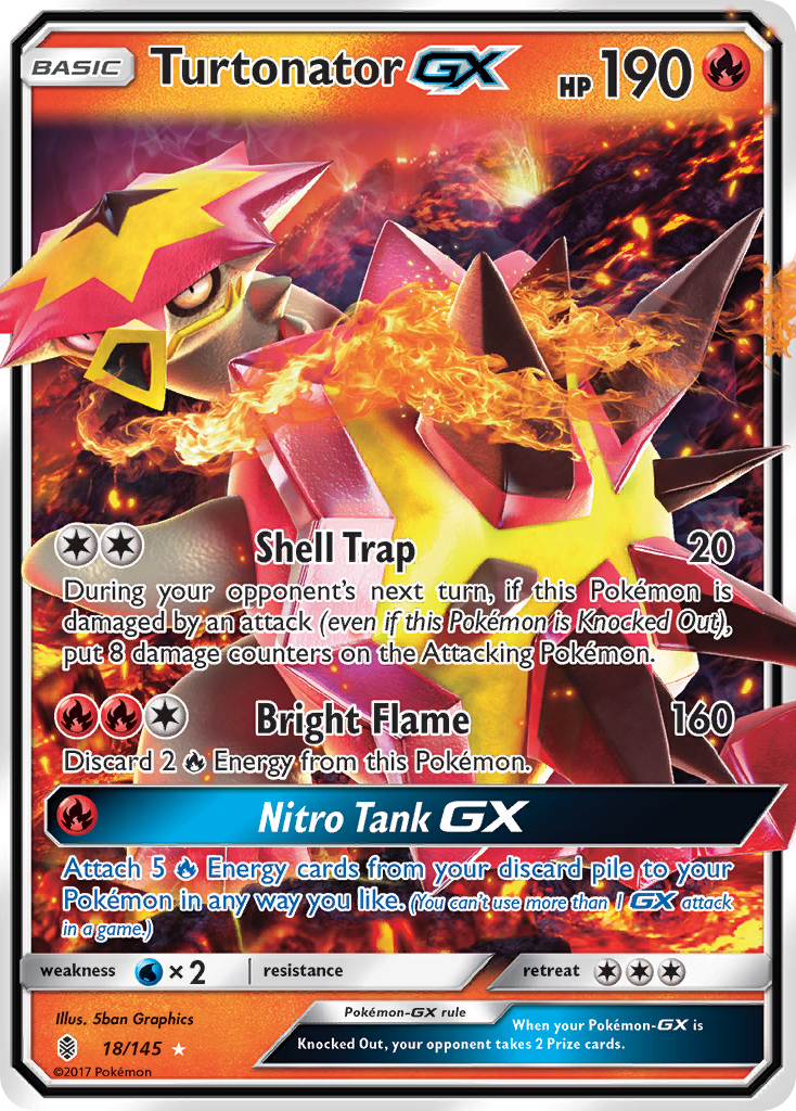 Turtonator GX (18/145) [Sun & Moon: Guardians Rising] | Exor Games Dartmouth