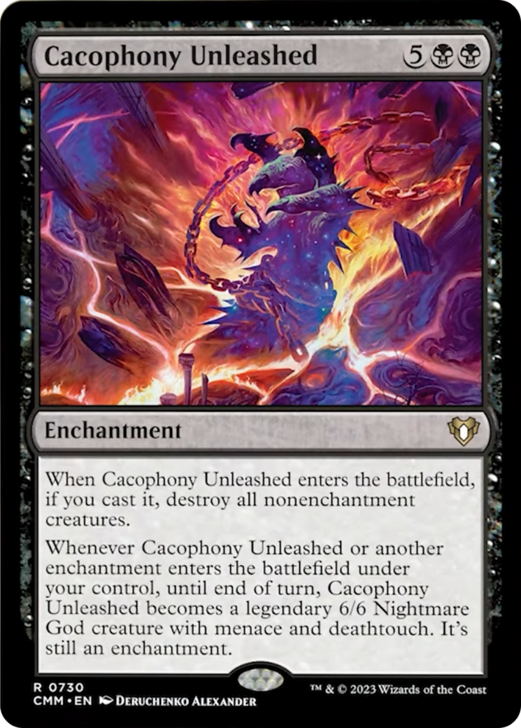 Cacophony Unleashed [Commander Masters] | Exor Games Dartmouth