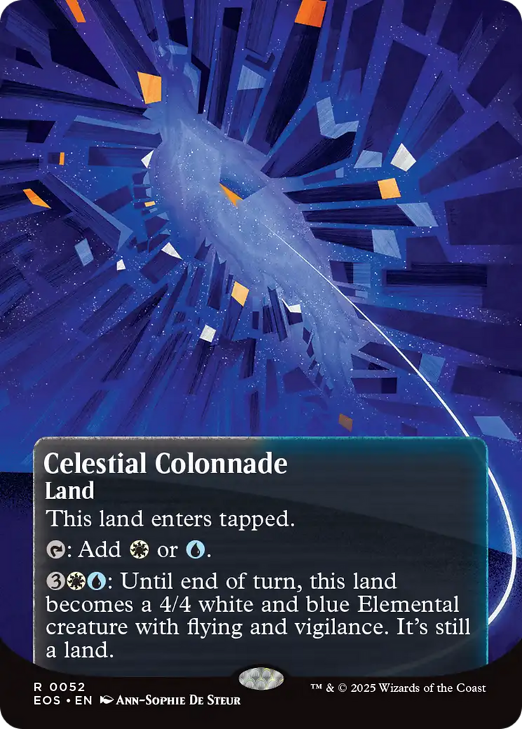 Celestial Colonnade (0052) (Borderless) [Edge of Eternities: Stellar Sights] | Exor Games Dartmouth