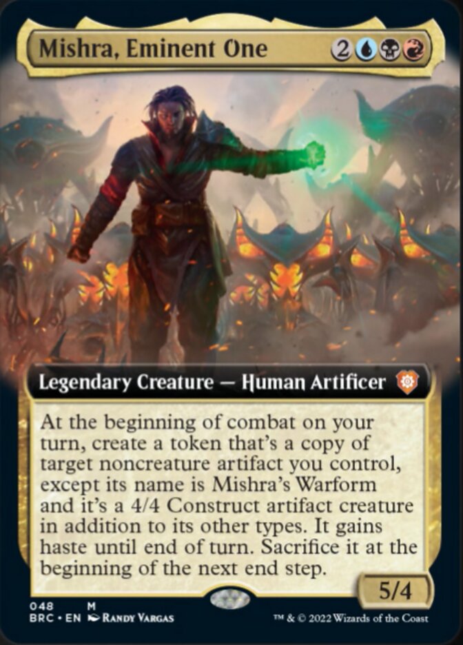 Mishra, Eminent One (Extended Art) [The Brothers' War Commander] | Exor Games Dartmouth