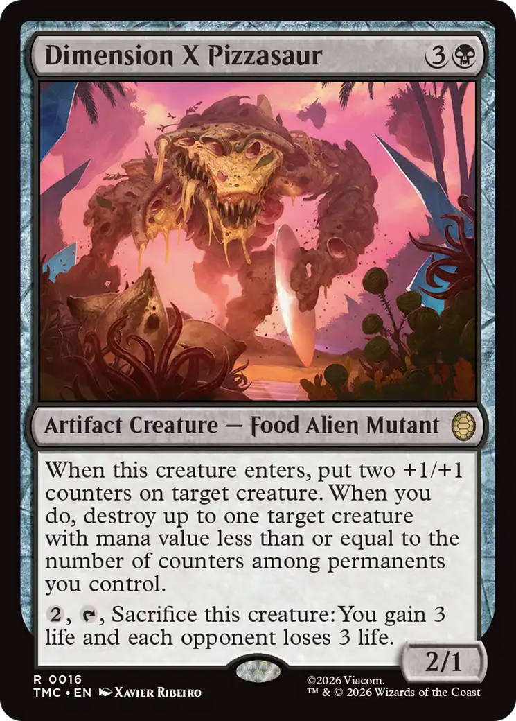Dimension X Pizzasaur [Teenage Mutant Ninja Turtles Commander] | Exor Games Dartmouth