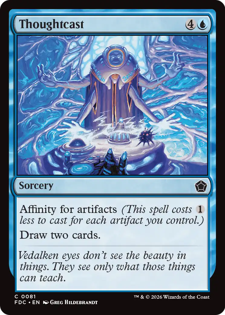 Thoughtcast [Foundations Commander] | Exor Games Dartmouth