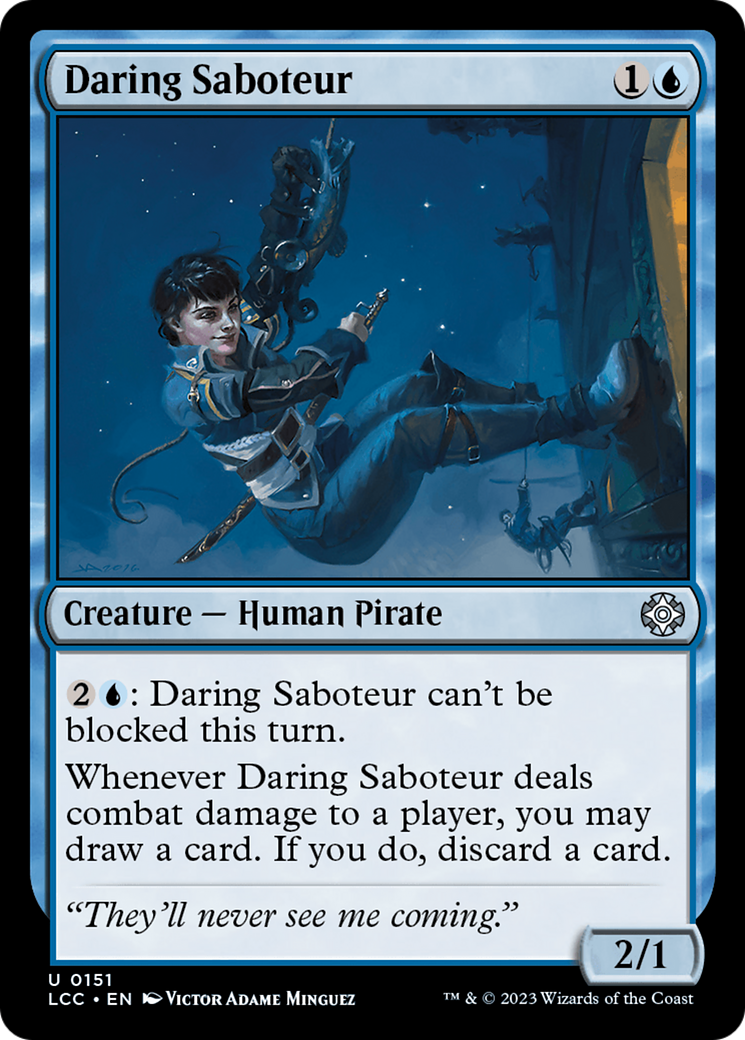 Daring Saboteur [The Lost Caverns of Ixalan Commander] | Exor Games Dartmouth