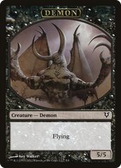 Angel // Demon Double-Sided Token [Avacyn Restored Tokens] | Exor Games Dartmouth