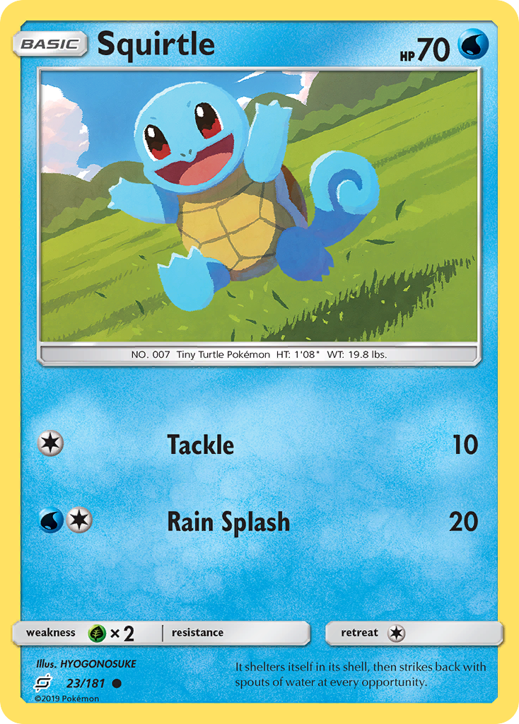 Squirtle (23/181) [Sun & Moon: Team Up] | Exor Games Dartmouth