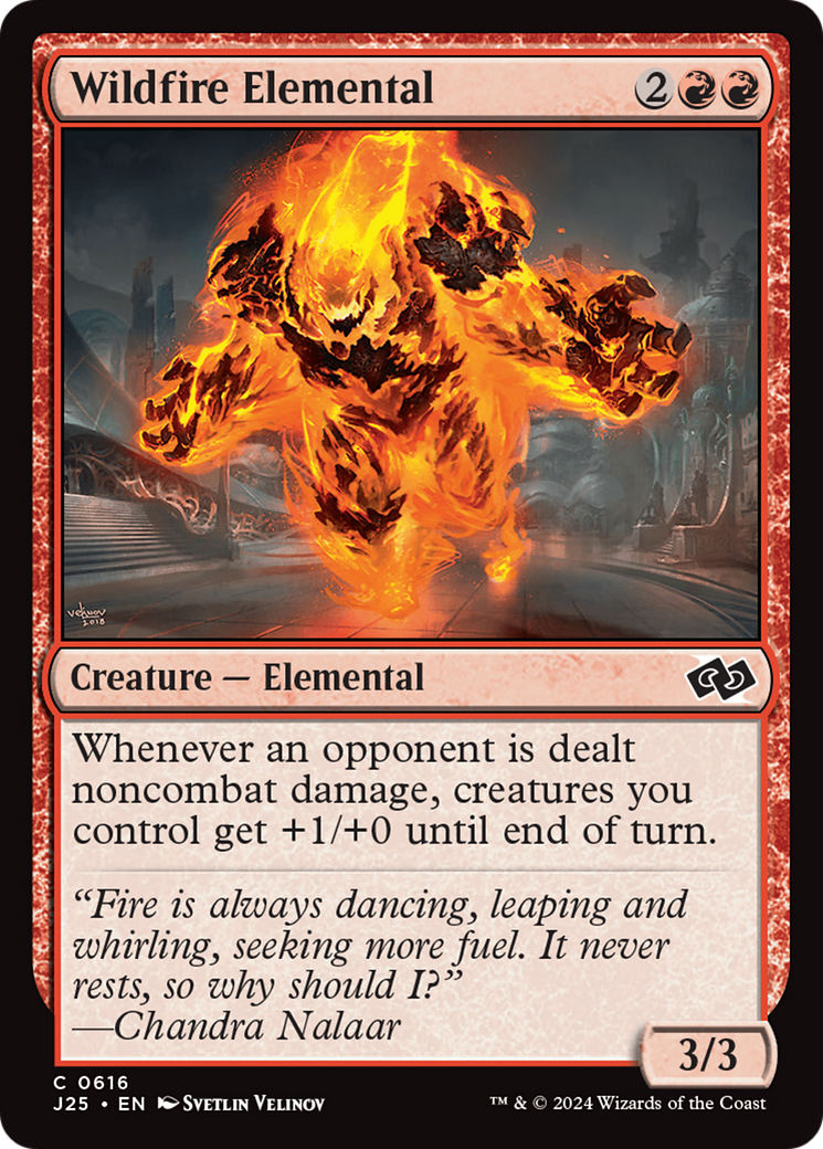 Wildfire Elemental [Foundations Jumpstart] | Exor Games Dartmouth