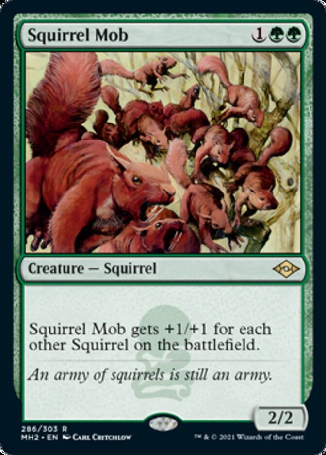 Squirrel Mob (Foil Etched) [Modern Horizons 2] | Exor Games Dartmouth