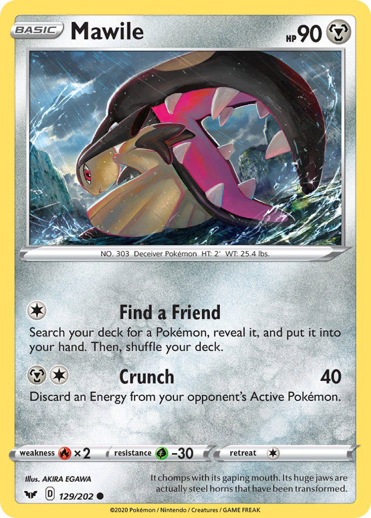 Mawile (129/202) [Sword & Shield: Base Set] | Exor Games Dartmouth