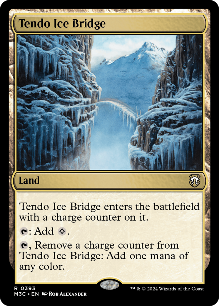 Tendo Ice Bridge (Ripple Foil) [Modern Horizons 3 Commander] | Exor Games Dartmouth