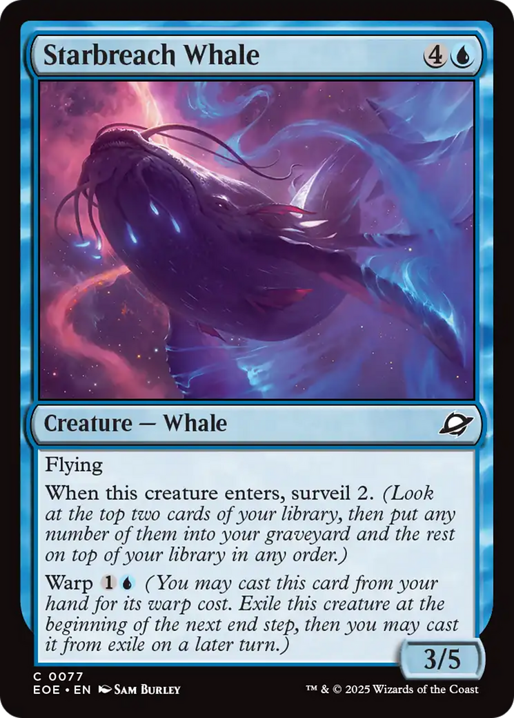Starbreach Whale [Edge of Eternities] | Exor Games Dartmouth