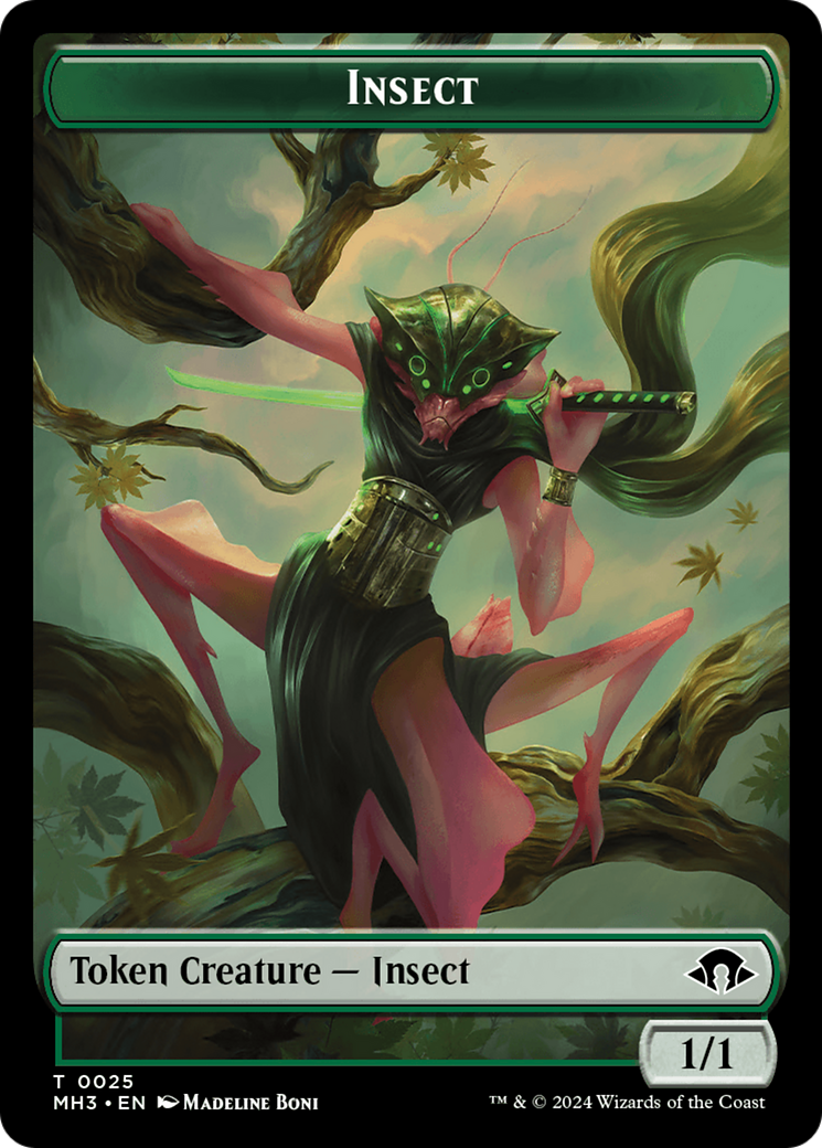 Insect Token (0025) [Modern Horizons 3 Tokens] | Exor Games Dartmouth