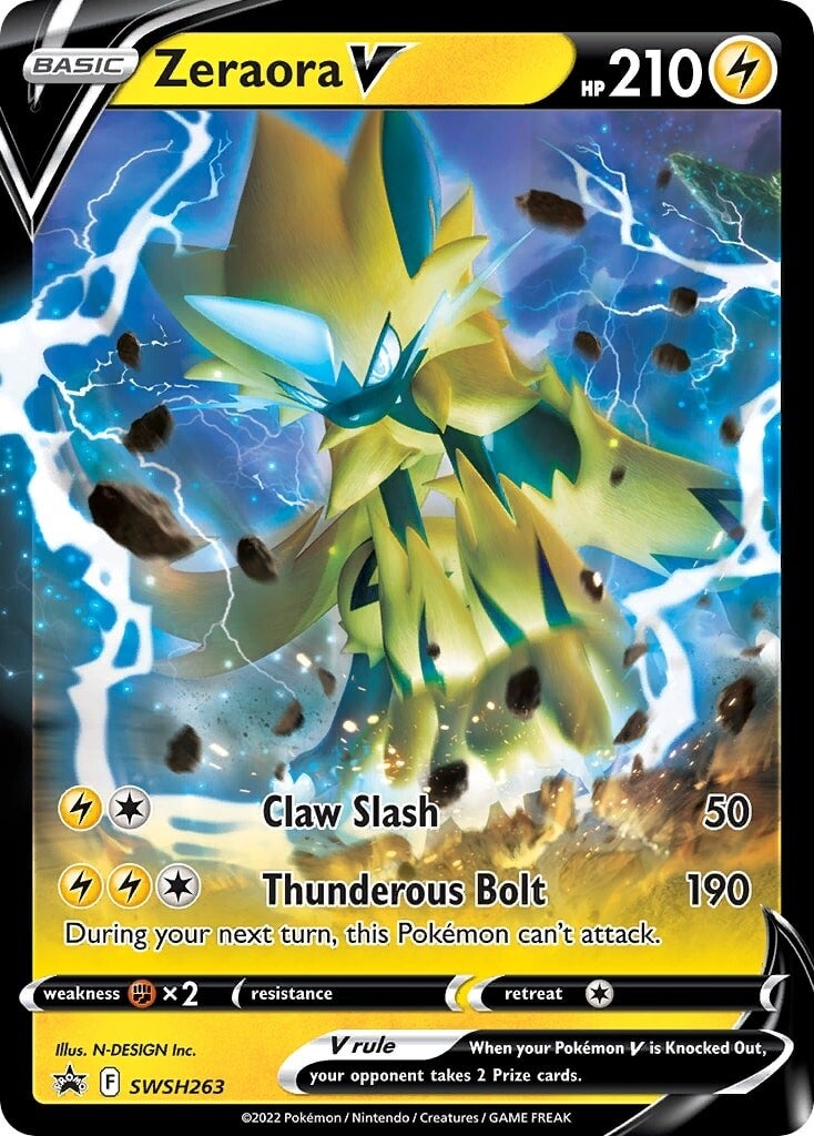 Zeraora V (SWSH263) [Sword & Shield: Black Star Promos] | Exor Games Dartmouth