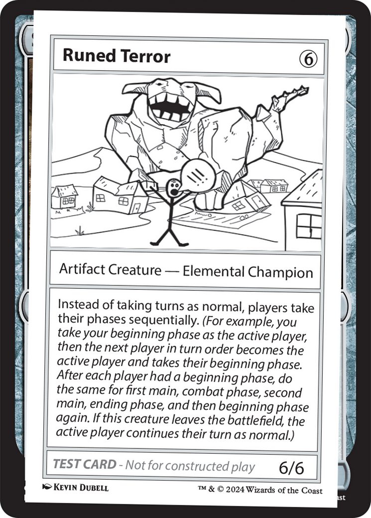 Runed Terror [Mystery Booster 2 Playtest Cards] | Exor Games Dartmouth