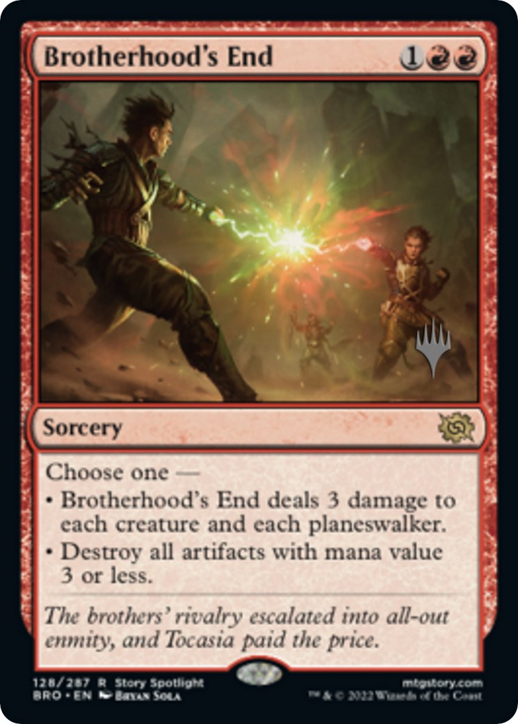 Brotherhood's End (Promo Pack) [The Brothers' War Promos] | Exor Games Dartmouth