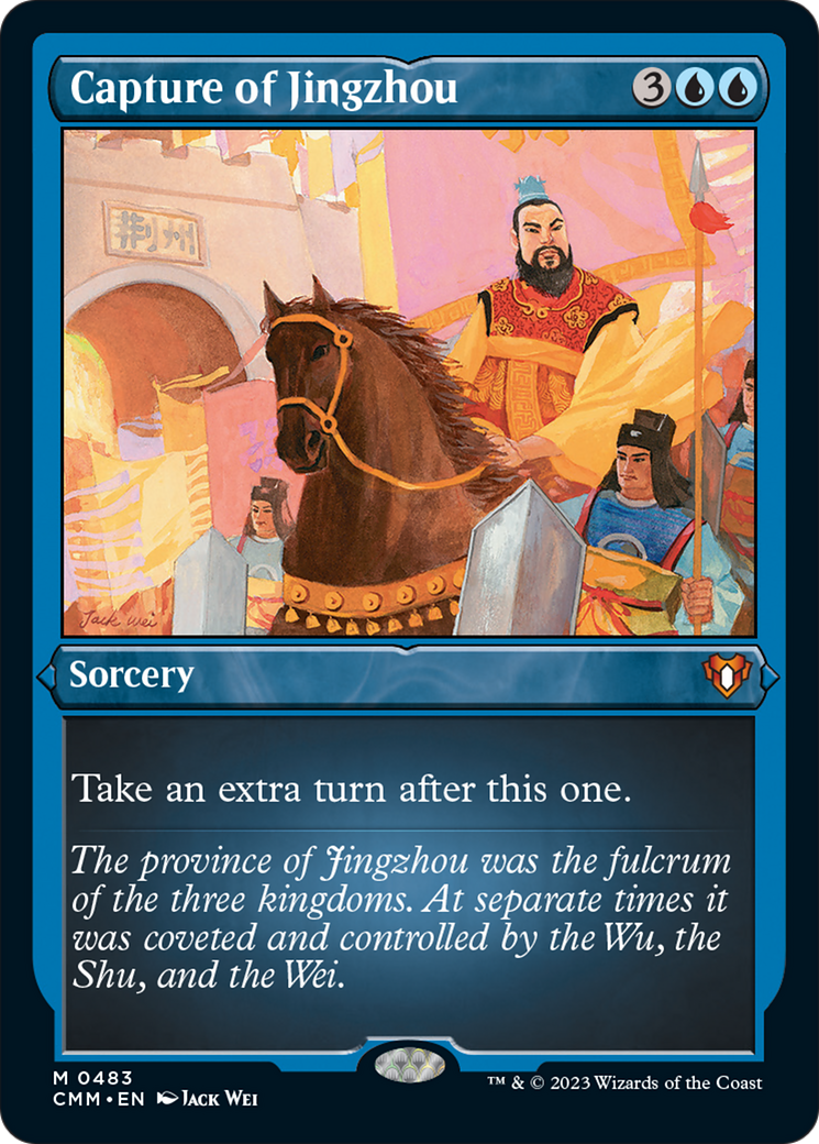 Capture of Jingzhou (Foil Etched) [Commander Masters] | Exor Games Dartmouth