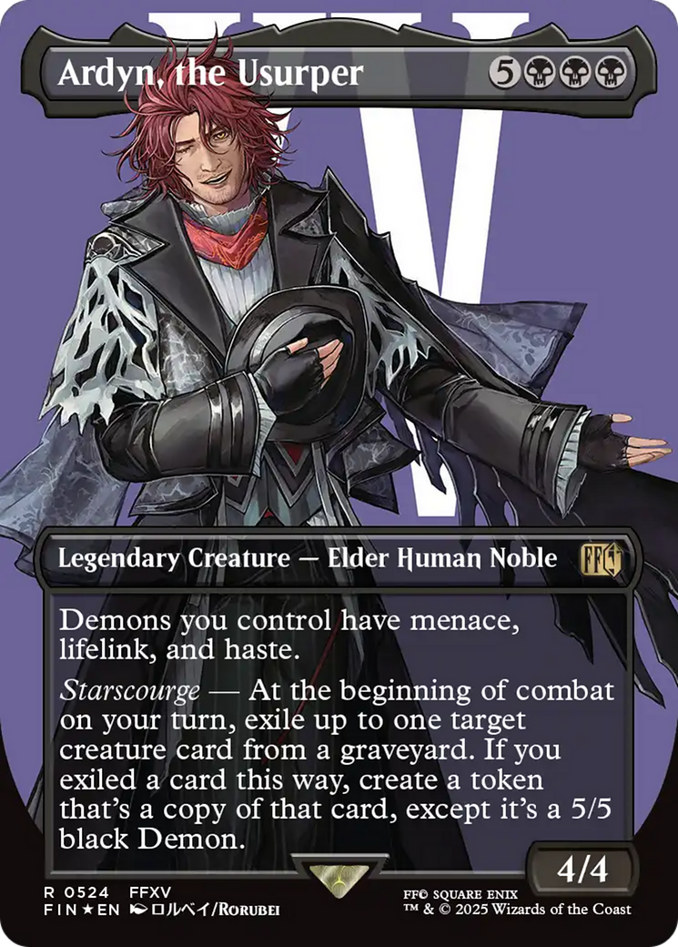 Ardyn, the Usurper (Borderless) (Surge Foil) [FINAL FANTASY] | Exor Games Dartmouth